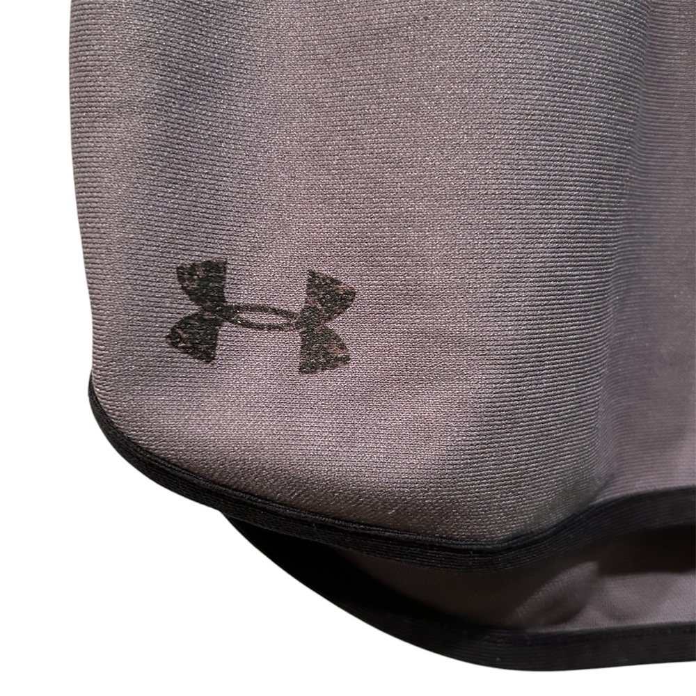 Under Armour Boy’s Athletic Shorts Gray Black Drawstring Waist Sports Sz YLG - Picture 3 of 6